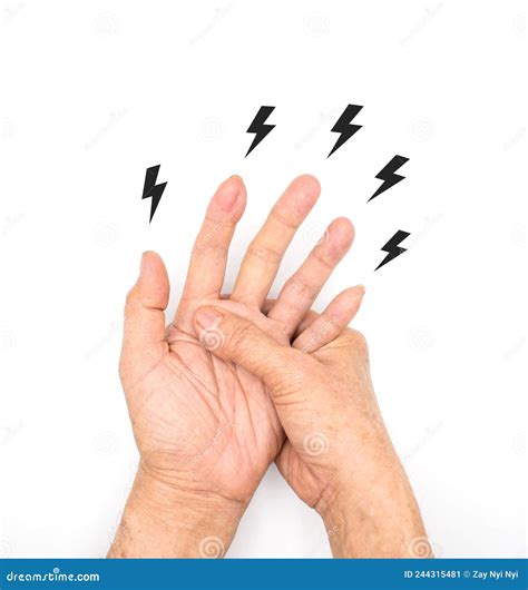 Tingling and Numbness in Hands of Asian Young Man with Diabetes. Finger Sensation Problems. Hand ...