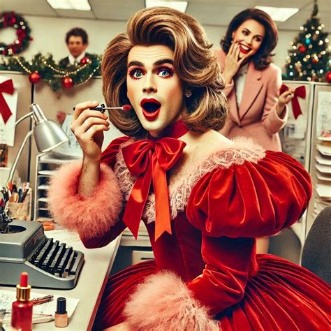 The Office Sissy Back At Work After Christmas by The-Frilly-Salon on ...