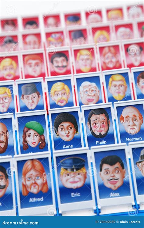 Guess who editorial stock image. Image of person, board - 78059989