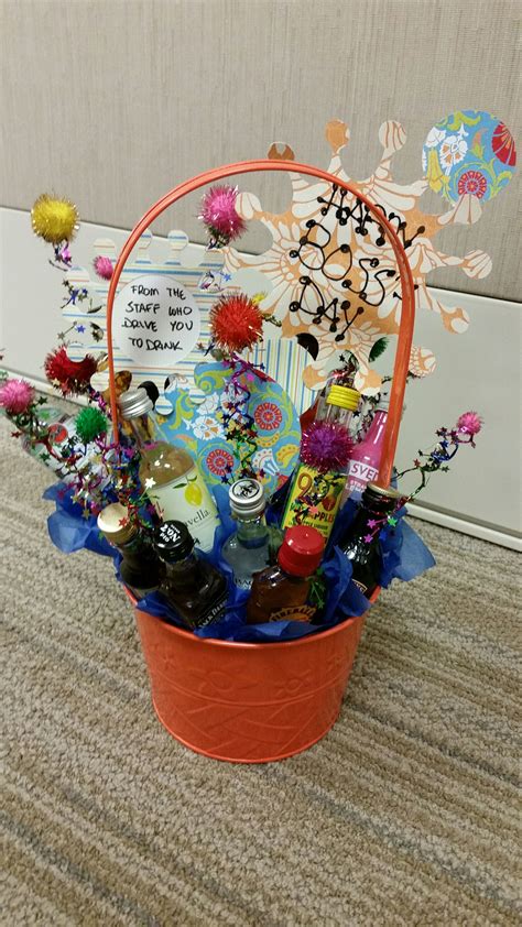 Boss's Day Gift - a Boozequet. Airplane alcohol bottles are only about ...