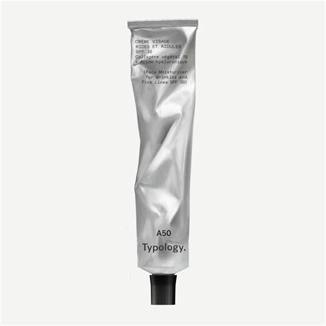 Crème visage rides et ridules SPF 30 - Typology