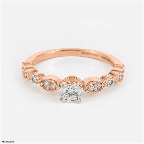 Foremost Bridal Diamond Rings 14K Rose Gold – Maiora Diamonds