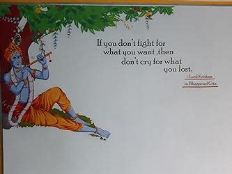 Buy Rawpockets Decals ' Lord Krishna Flute Bhagavad Gita Quote ' Extra ...