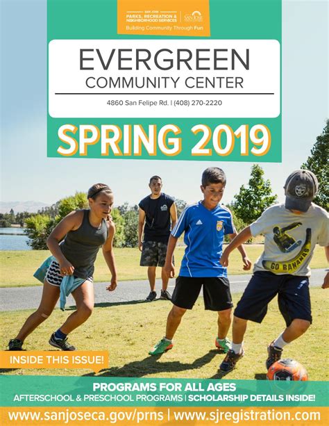 Evergreen Community Center Activity Brochure by San José Parks ...