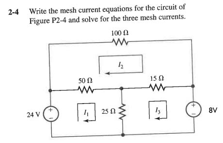 Image result for Mesh Current Equations