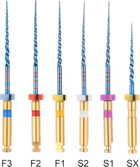 XUX 6Pcs/Pack SX-F3 Blue Reciprocating Files Endo India | Ubuy