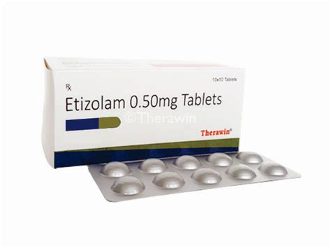 Etizolam tablet manufacturer and supplier in India | Therawin