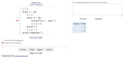 Image result for Python Program for Nested While Loop