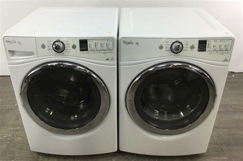 Lot - Electric Whirlpool Duet Steam Washer & Gas Dryer