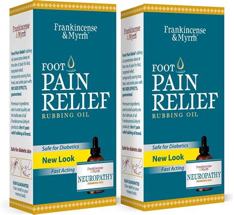 Amazon.com : Frankincense and Myrrh Foot Pain Relief Rubbing Oil, Neuropathy Pain Relief for ...