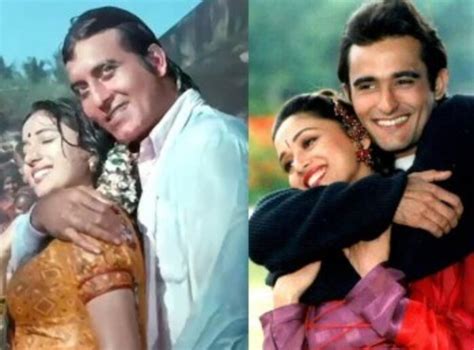 Madhuri dixit romanced father vinod khanna in dayavan son akshay khanna ...