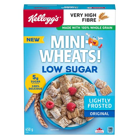 Kellogg's® Mini-Wheats® Low Sugar Cereal 450g, Mini Wheats Low Sugar ...