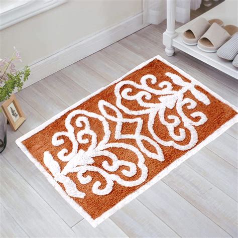 Buy KAN-HOMZ™ Smooth Cotton Premium Flower Rangoli Designer MAT with ...