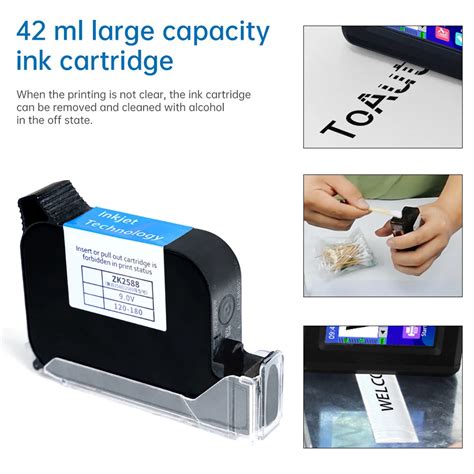 ToAuto Handheld Inkjet Printer Label Word Date LOGO Barcode India | Ubuy