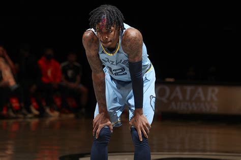 Ja Morant Injury / Memphis grizzlies guard ja morant, right, wears a ...