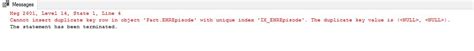 Image result for SQL Server Duplicate Key Error Code