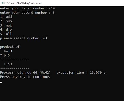 Making a Calculator Using Only While Loop in C 的图像结果