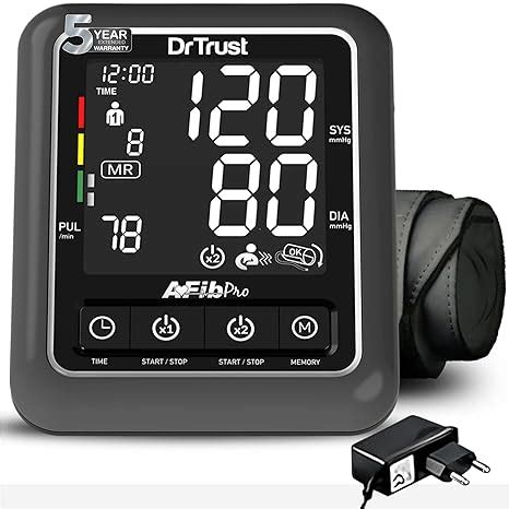Dr Trust Atrial Fibrillation Automatic Dual Talking Digital BP Monitor ...