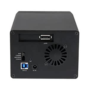 StarTech.com USB 3.0 eSATA Dual 3.5-Inch SATA III Hard Drive RAID ...