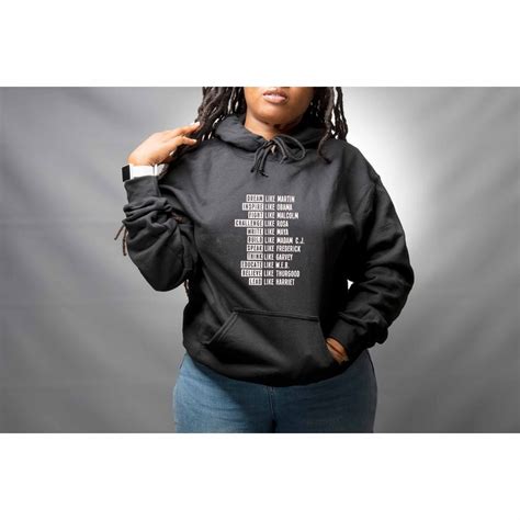 Be Like Black History Gift, Black Girl Hoodie, American Hoodie, Protest ...