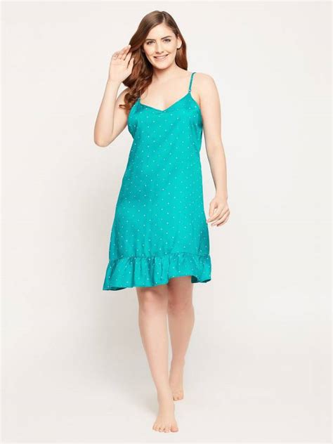 Clovia Polka Print Babydoll - Buy Clovia Polka Print Babydoll Online at ...