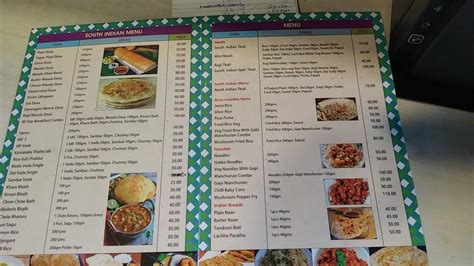 Menu at Bengaluru Bites, Bengaluru, Railway Station