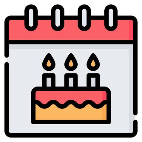 Birthday - Free time and date icons