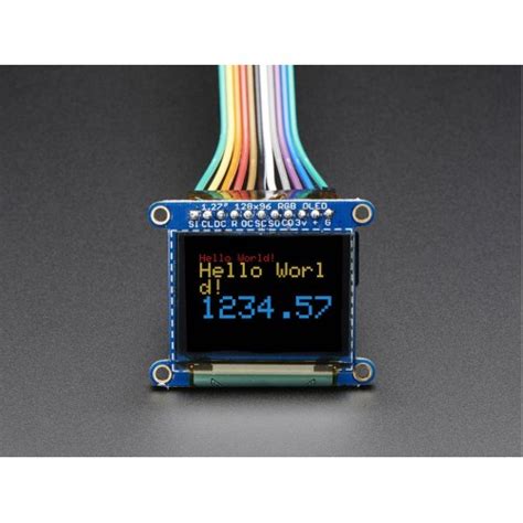 OLED Breakout Board-16-bit Color 1.27" w-microSD holder at MG Super ...