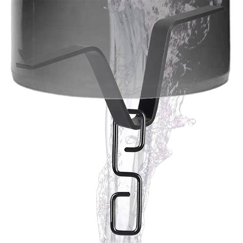 Buy Richolyn 2pcs Gutter Clip Rain Chain, Rain Chain Downspout Adapter ...