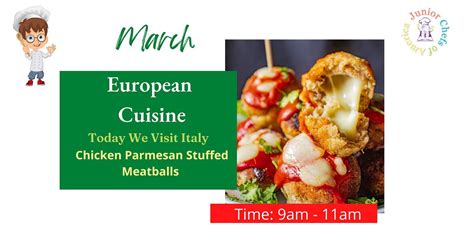 Kids (4-14) In-Person Cooking Class- Italian Chicken Parmesan Meatballs ...