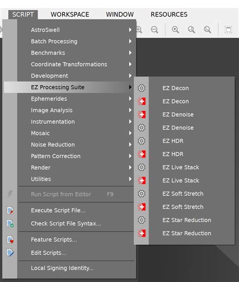 EZ Processing Suite PixInsight 的图像结果