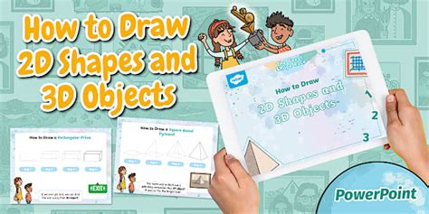 Great Shape Race - How to Draw 2D Shapes and 3D Objects Pack