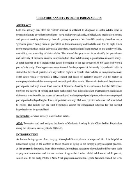 File sample 1-1 - GERIATRIC ANXIETY IN OLDER INDIAN ADULTS ABSTRACT ...