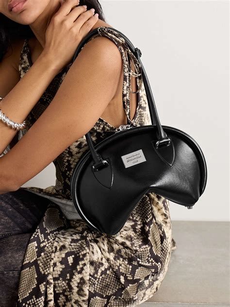 ACNE STUDIOS Bowlina leather shoulder bag | NET-A-PORTER