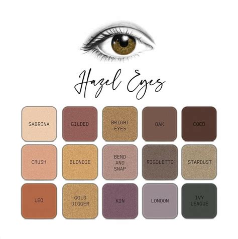 Color Palette For Hazel Eyes