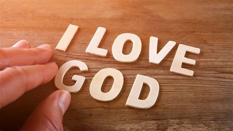 Download I Love God Wooden Letters Wallpaper | Wallpapers.com - Wallpaper in I Letter