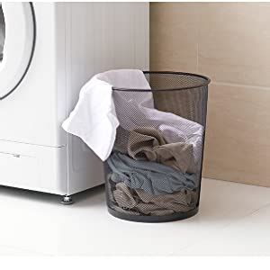 TIED RIBBONS Metal Mesh Big Size Dustbin for kitchen living room office ...