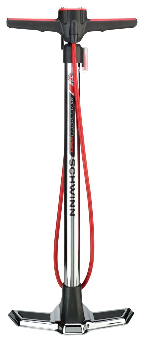 Schwinn Aircenter Pro Bike Floor Pump, fits Shrader and Presta valves ...