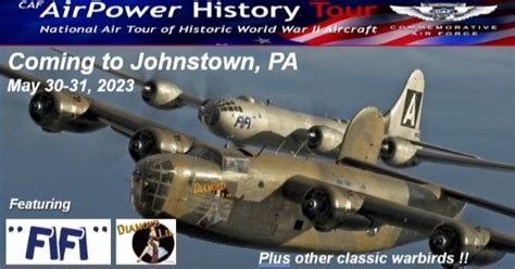 AirPower History Tour Coming to Johnstown, PA, John Murtha Cambria ...