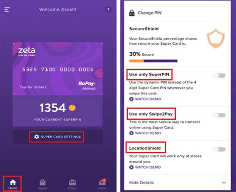 Manage Your Super Card - Product Docs - Zeta Docs
