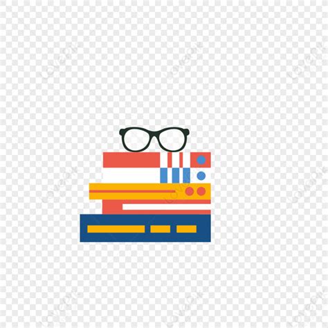 Books And Glasses, Books Stacked, Animated Gifs, Flat Glasses PNG ...