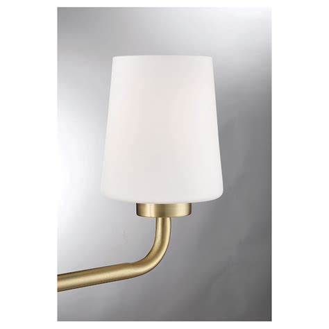 Savoy House Essentials Capra 22-in 3-Light Brushed Brass LED Mid ...