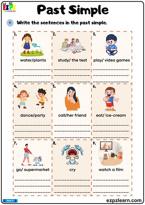 Simple Past - Ezpzlearn.com