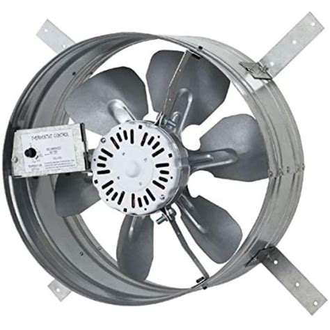 iLIVING Automatic Gable Mount Attic Ventilator Fan 14-in dia Electric ...