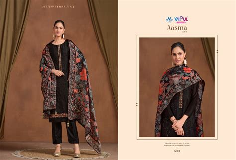 aasma vol 3 by vipul fashion chiffon stylish suits collection ...