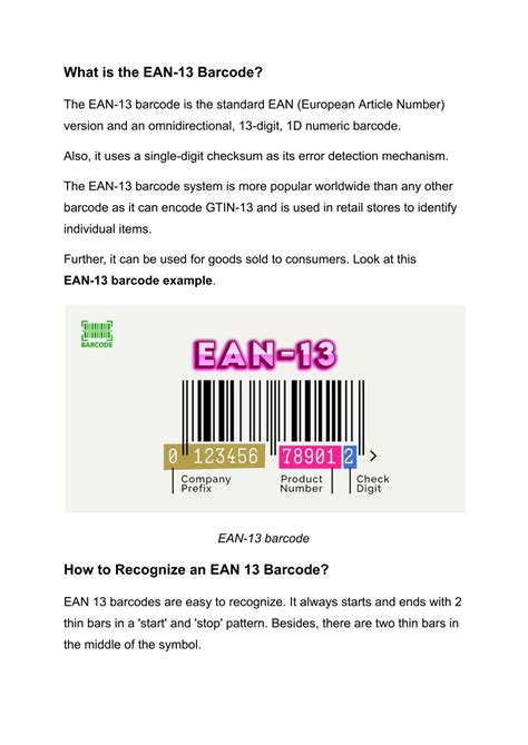 Image result for EAN-13 Barcode Tutorial