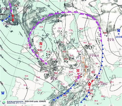 Image result for Synoptic Weather Map