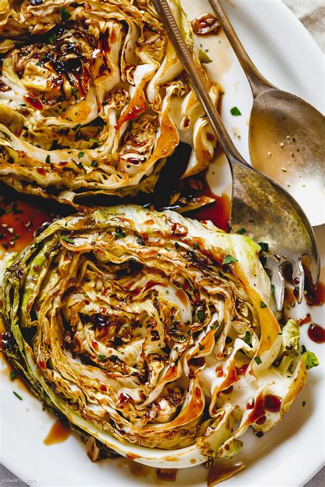 Pan-Seared Cabbage Steaks Recipe - Cabbage Steaks Recipe — Eatwell101