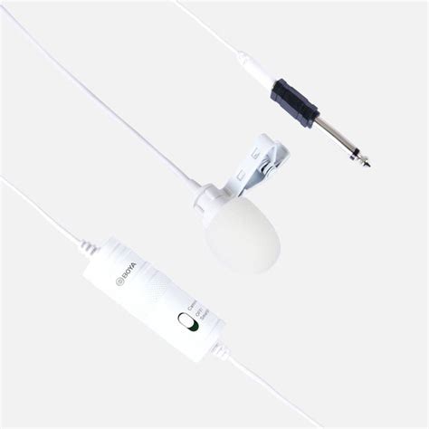 BOYA By-m1 3.5mm Electret Condenser Microphone with 1/4" Adapter for ...