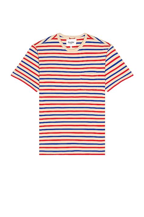 Corridor Blue Red Striped T-Shirt in Red | REVOLVE